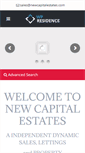 Mobile Screenshot of newcapitalestates.com