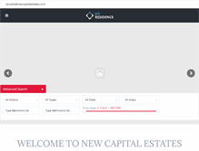 Tablet Screenshot of newcapitalestates.com